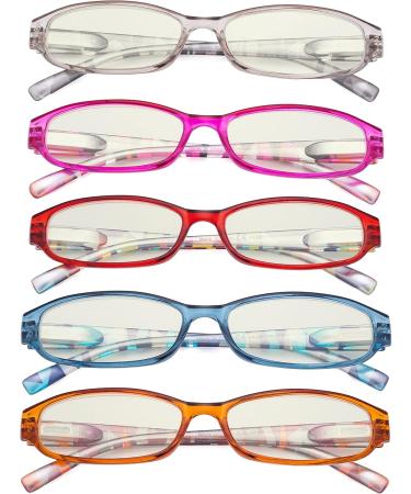Eyekepper 5-Pack Women's Blue Light Blocking Reading Glasses +2.00 | Best International Shipping - Buy Online on GoSupps.com
