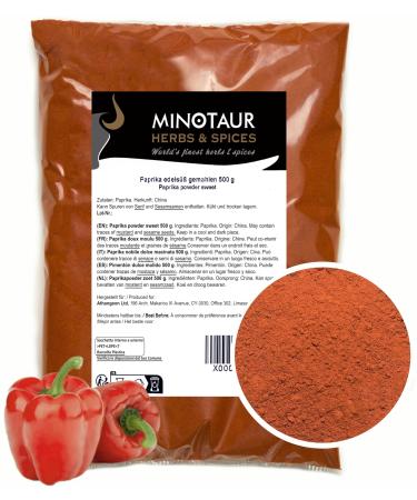 Minotaur Spices | Sweet paprika ground mild paprika powder 2 x 500g (1 kg) - Buy Online on GoSupps.com