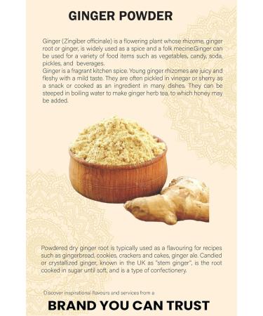 100 g | Ginger Powder Ground Ginger Spices Arabic Chinese Herbs Indian Cooking Curry Spice - Buy Online on GoSupps.com