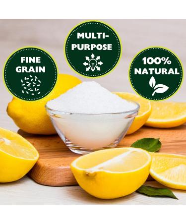 Citric Acid 3 lbs - 100% Pure Anhydrous Granular Powder for Cleaning & DIY Bath Bombs | Premium Quality with Scoop | International Shipping Available - Buy Online on GoSupps.com