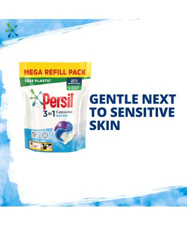 Persil 3 in 1 Non Bio Laundry Capsules 1.35 kg (50 washes) | Gentle on Sensitive Skin | Removes Stains First Time | Pack of 1 - Buy Online on GoSupps.com