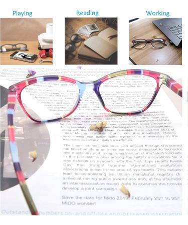 MODFANS 5 Pack Reading Glasses 2.75 - Stylish Comfortable & High-Quality Women's Glasses in 5 Colors - Super Reading Aid - Buy Online on GoSupps.com