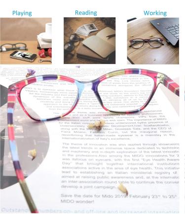 MODFANS 5 Pack Women's Reading Glasses 1.0 - Stylish Comfortable & High Quality Reading Aid +1.00 - Buy Online on GoSupps.com