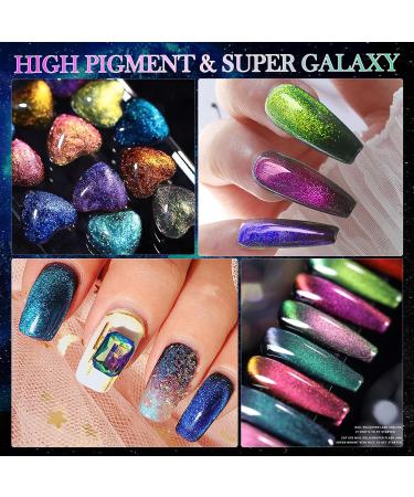 9D Cat Eye Gel Nail Polish Set - 12 Colors Magnetic Chameleon Effects for Professional Salon Use | X9D-SET - Buy Online on GoSupps.com