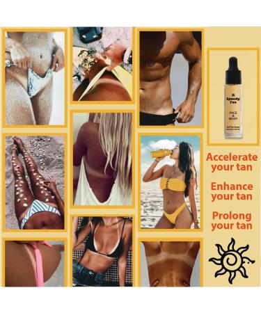 Self Tan Bronzing Drops - Add Tanning Drops to Skin Care for Custom Face Tan - UK Based Brand - Buy Online on GoSupps.com