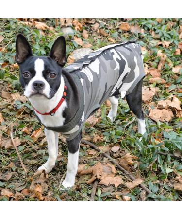 Doton Hospital Suit for Dogs & Cats | Wound Protection Medical Recovery Clothing Cone Replacement (S Camouflage) - Buy Online on GoSupps.com
