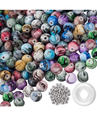 QUEFE 40000pcs 2mm Glass Seed Beads for Jewelry Making Kit 440pcs