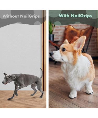 EIDEAL Pets | Nail-Grips for Dogs | Anti-slip Nail Covers for Dogs | Traction Grips for Dogs | Affordable Rubber Grips for Dogs for Hardwood Floors | Instant Relief for Dogs who Slip (L) | One pack (20 Grips) - Buy Online on GoSupps.com