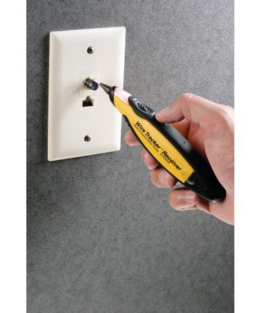 Sperry Instruments ET64220 Wire Tracker: Audio/Video Installers Must-Have for Coax, CAT 5, Speaker & Phone | RJ-45, RJ-11, Coax & More | Yellow - Buy Online on GoSupps.com