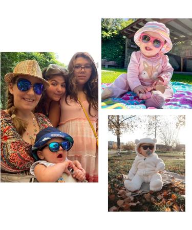 Pro Acme Unbreakable Polarized Baby Sunglasses - Grey Frame/Gold Mirrored Lens - 0-24 Months - Buy Online on GoSupps.com