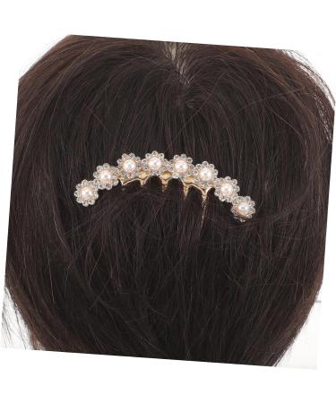 DRESSOOS bridal hair accessories vintage hair accessories girl hair accessories pearl hair comb bridal hair accessory rhinestone hair clips for women bride rhinestones Fashion hairpin - Buy Online on GoSupps.com