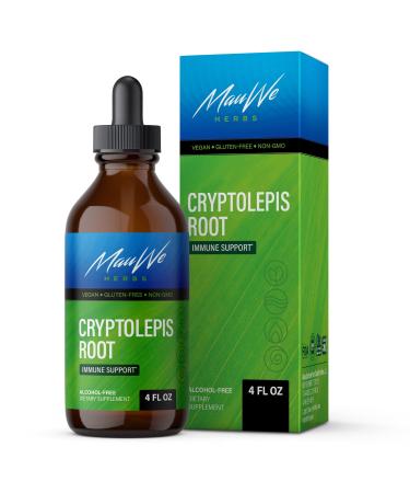 MAUWE HERBS Cryptolepis Sanguinolenta Liquid Drops - Respiratory Support Tincture 4 Fl. Oz. 4 Fl Oz (Pack of 1)