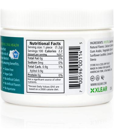 Spry Natural Xylitol Chewing Gum - Aspartame-Free, Sugar-Free, Wintergreen, 100 Count - Buy Online on GoSupps.com