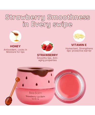 Original My Bee Balm Lip Balm - Propolis Hydrating Balm Honey Pot for Dry Chapped & Cracked Lips with Propolis Honey & Vitamin E - Soften Smooth & Reduce Lip Lines - Buy Online on GoSupps.com