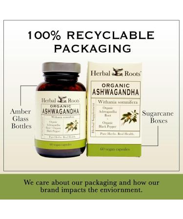 Herbal Roots Mood Duo Organic St. John's Wort and Ashwagandha Supplement Natural Mood Support Non-GMO - Buy Online on GoSupps.com