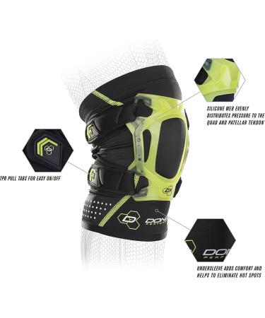 DonJoy Performance Webtech Short Knee Support Brace - Compression Undersleeve Black Large | International Shipping Available - Buy Online on GoSupps.com