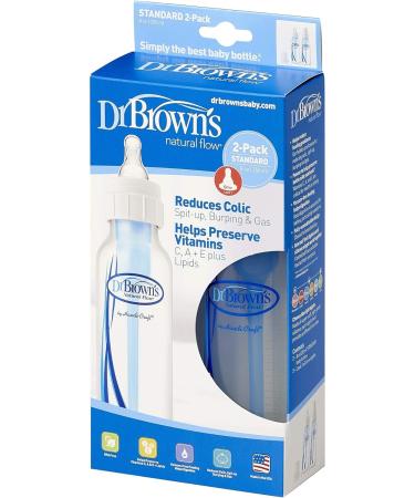 Dr. Brown's Original Baby Bottles 8 Ounce 2 Count - Buy Online on GoSupps.com