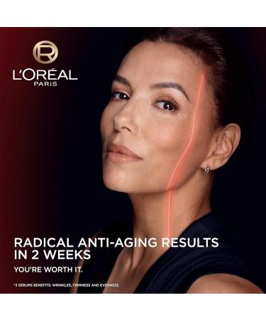 L'Oreal Paris Revitalift Triple Power Age-Defying Face Serum Anti Aging Serum with 3 in 1 Benefits Reduces Wrinkles Firms and Brightens Skin Includes Sample - Buy Online on GoSupps.com
