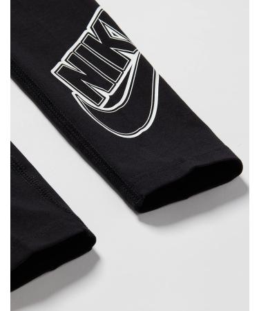Nike Girls' Leggings 7-8 Years - Black/White | Stylish & Comfortable International Shipping - Buy Online on GoSupps.com