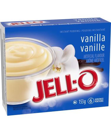 Jell-O Vanilla Instant Pudding Mix 153g (Pack of 24) Vanilla (153G) - Buy Online on GoSupps.com