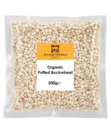 Organic Puffed Buckwheat 500g by Manor Springs Organic