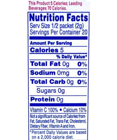 Crystal Light Classic Orange On The Go 10 Sachet Drink Mix 36.8g - Buy Online on GoSupps.com