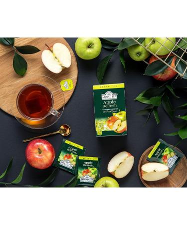 Ahmad Tea Apple Refresh Fruit Black Tea - 20 Teabag Sachets | 20 Count Pack | Buy Online - Buy Online on GoSupps.com