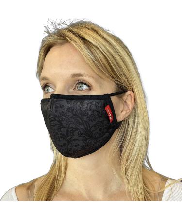 AZX Protech Washable Fabric Masks - Reusable High Filtration 50 Washes - Adult & Children's Tea Masks - Pack of 3 - Buy Online on GoSupps.com