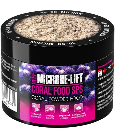 Microbe-Lift Coral Food SPS - 150 ML - Fine Powdered Food for SPS Corals. Promotes Healthy Growth and Intense Colors in Any Saltwater Aquarium.