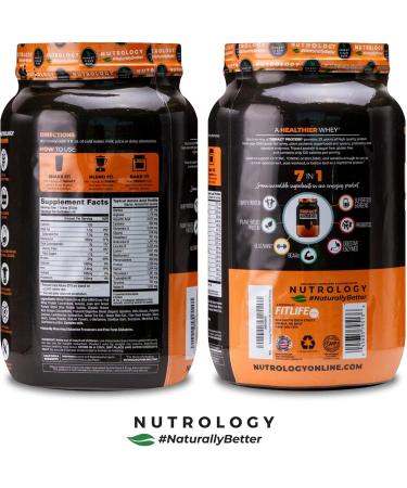 Nutrology TRIPACT Protein Powder - 7-in-1 Meal Replacement Shake with Grass Fed Whey Protein Powder Pea Rice & Greens - Boost Muscle Recovery & Immunity Creamy Chocolate Flavor 40 Servings Creamy Chocolate 3 Pound (Pac  - Buy Online on GoSupps.com