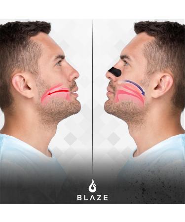 60 Ct Nasal Strips for Snoring - Extra Strength Anti-Snoring Solution & Nasal Congestion Relief - Universal Fit Nose Tape for Sensitive Skin - Black - Buy Online on GoSupps.com