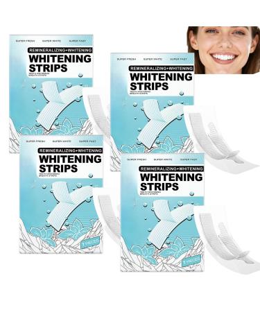 Bandes Blanchissantes pour Dents Effet Sourire Lumineux Rapide Bandes Remin ralisantes avec Haleine Fra che Soin Buccal Doux pour l mail Application Facile 7 Pi ces (4box)