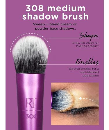 Real Techniques Enhanced Eye Set - Purple 6 Piece Makeup Brush Kit - Buy Online on GoSupps.com