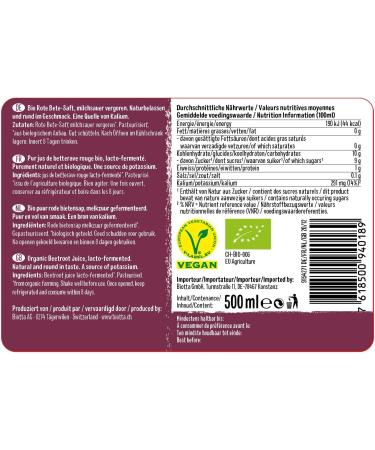 A.VOGEL - BIOTTA - Red Beetroot Juice - 100% organic vegetables - Rich in nutrients - Helps digestion & anti-inflammatory act - Buy Online on GoSupps.com