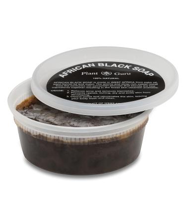 Raw African Shea Butter & Black Soap Combo Set - 100% Pure Unrefined Grade A - Natural Skin & Hair Care from Ghana - Aids Eczema Psoriasis Stretch Marks - 8 oz - Buy Online on GoSupps.com