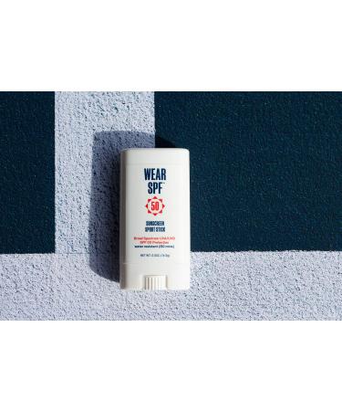 50 Sunscreen Sport Stick - Broad Spectrum SPF 50 Water & Sweat Resistant Portable Face & Body Protection - Buy Online on GoSupps.com