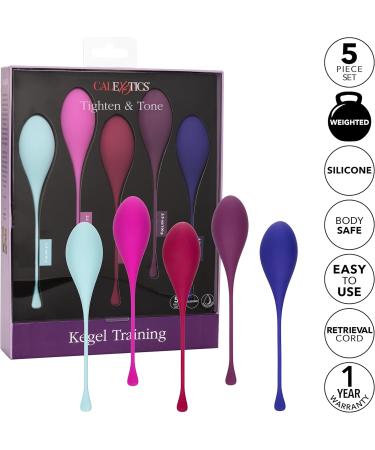 CalExotics Kegel Training 5-Piece Set - Enhance Pelvic Floor Strength | International Shipping Available - Buy Online on GoSupps.com