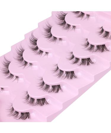 Shop Lvmixwig Fake Cat Eye Eyelash Extensions | Individual Cluster Lashes | Natural Look False Eyelashes - International Shipping Available - Buy Online on GoSupps.com