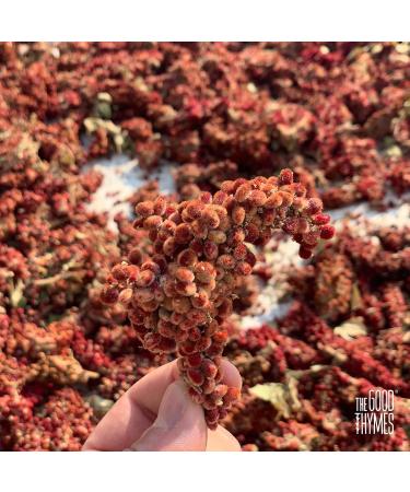 The GOOD THYMES Genuine premium Mediterranean sumac 80 g natural spices spicy spices antioxidant without salt alternative to lemon and vinegar flavor from Lebanon - Buy Online on GoSupps.com