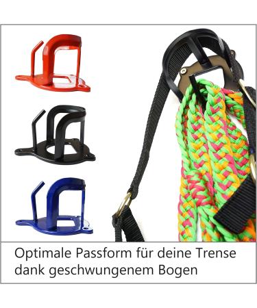 Bridle Holder for Horses | Metal Saddle Chamber with Hooks | Red & Black | Ideal for Riding Stables & Halters - Buy Online on GoSupps.com
