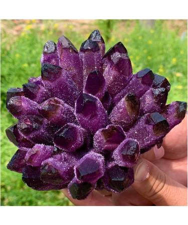 Crystal Rough Natural Crystal Rough Natural Violet Ghost Phantom Quartz Crystal Cluster Specimen (Size : 500-600g) - Buy Online on GoSupps.com