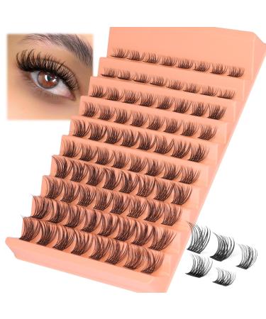 Eyelashes cluster wispy eyelash extension 8-16mm single eyelash cluster wispy d curl diy eyelashes natural look eyelash extensions at home 80pcs single eyelashes 60-c