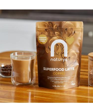 Naturya Superfood Mushroom Latte Coffee 250g - Immune System Support & Cognitive Function - Buy Online on GoSupps.com
