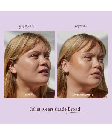 Tower 28 Sculptino Soft-Matte Cream Contour & Bronzer - Clean Cruelty-Free Face Makeup for Sensitive Skin - Broad Fair Light Shade 0.16 FL Oz - Buy Online on GoSupps.com