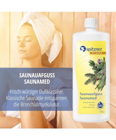 Sauna Infusion 'Saunamed' 1000 ml by Spitzner - Enhance Your Sauna Experience Worldwide - Buy Online on GoSupps.com