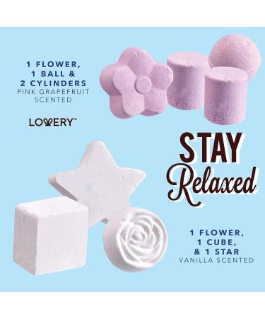 Fathers Day Bath Bomb Gift Set for Women - 17 Assorted Color & Scent Bath Fizzies in Handcrafted Basket - Shea & Coco Butter Infused Spa Collection - Buy Online on GoSupps.com