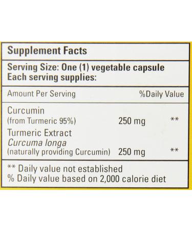 Bio Nutrition Curcummin 500 Vegi-Caps 50 Count - Buy Online on GoSupps.com