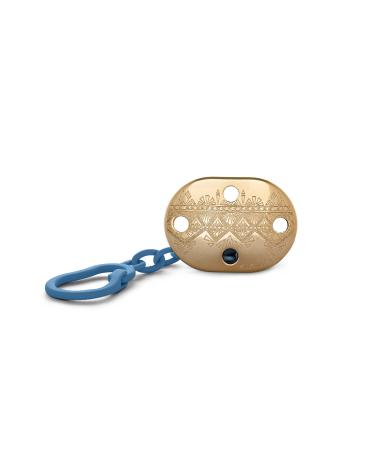 Suavinex ETHNIC pacifier chain dark blue