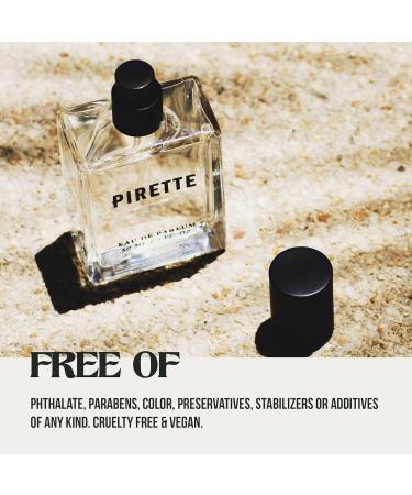 PIRETTE Eau De Parfum Women s Beach Inspired Perfume Spray Notes of Fresh Coconut Surf Wax & Sunscreen 1.7 Fl Oz - Buy Online on GoSupps.com