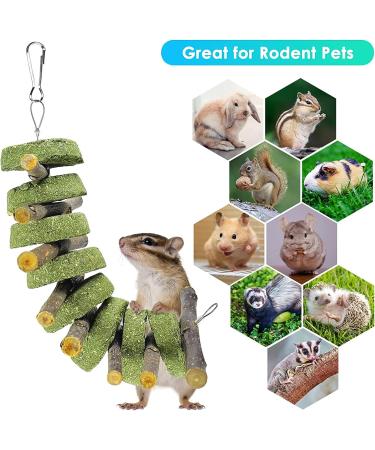 Erkoon Natural Timothy Hay Rabbit & Small Animal Chew Cubes | Dental Care Treats for Hamsters Chinchillas Guinea Pigs & More - Buy Online on GoSupps.com